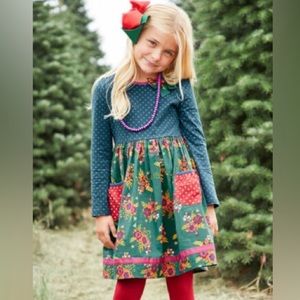 Matilda Jane Vibrant Dress with Pocket and Bow Detail - Size 6
